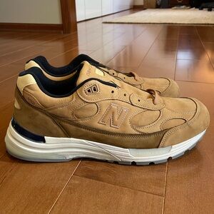 New Balance 992. Made in USA. Wheat. NEVER WORN (no box). $208 on GOAT.